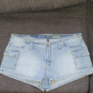 NWT Wild Fable Low Rise Blue Jean Shorts Wirh Cargo Pockets🏖
